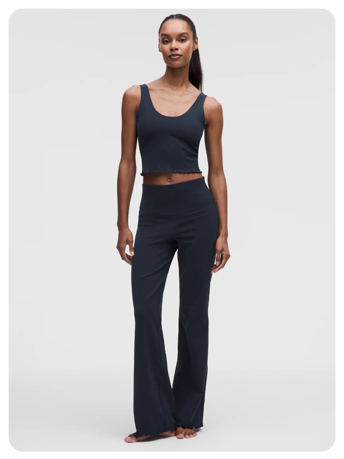Align™ High-Rise Lettuce-Hem Flared Pants