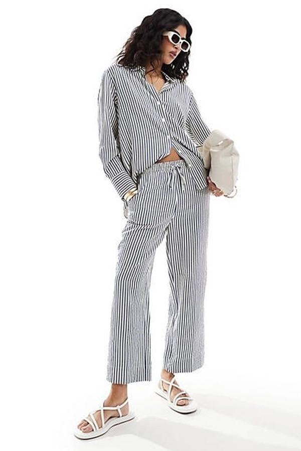 Seersucker Shirt & Trouser Co-Ord