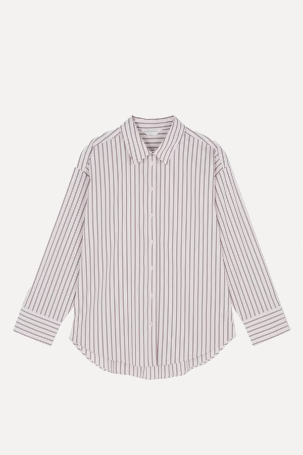 The Edit Striped Poplin Shirt