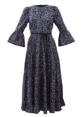 Cordelia Floral-Print Twill Dress from Cefinn