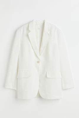 Oversized Linen - Blend Jacket from H&M