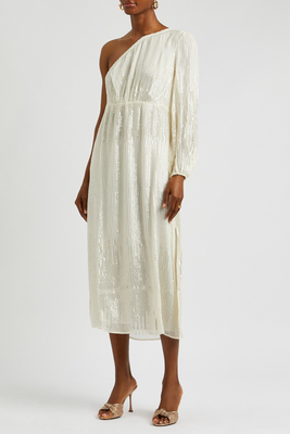 Bradshaw Sequin-Embellished Midi Dress from Rixo
