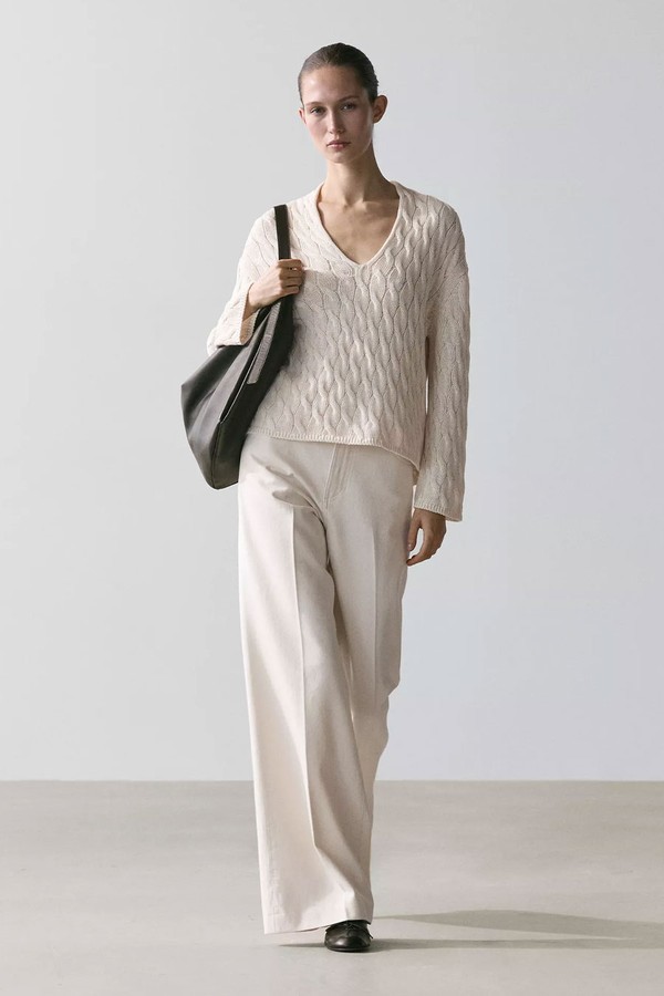 Knit Sweater With Knot Details