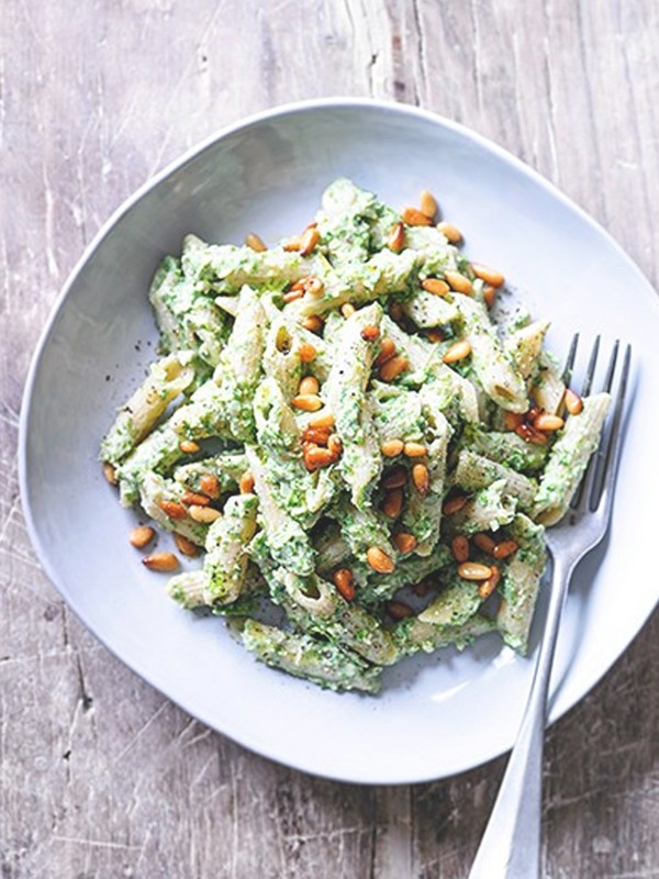 Watercress & Butter Bean Pasta
