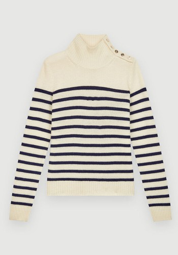 Cashmere Sailor-Style Sweater from Maje