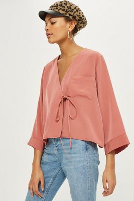 Tie Wrap Blouse from Topshop