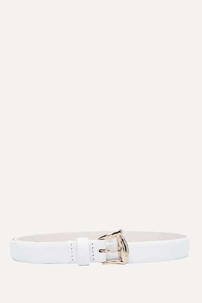 Thin Leather Belt from Alberta Ferretti