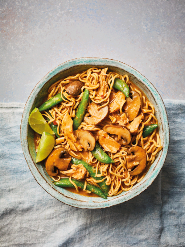 Red Curry Chicken Noodle Soup
