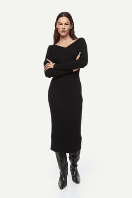 Cashmere-Blend Bodycon Dress from H&M