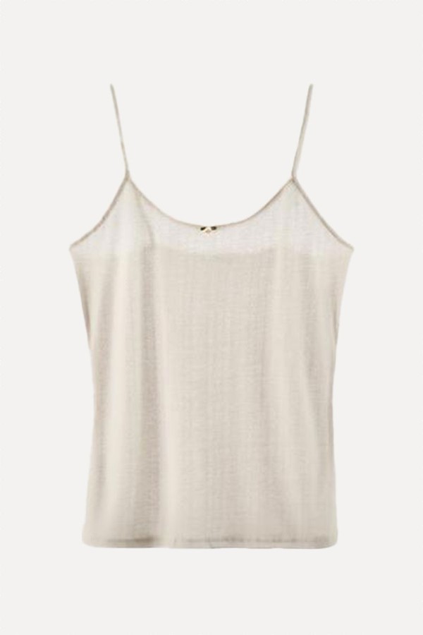 Pointelle Strappy Top from Zara