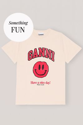 Basic Cotton Jersey Tshirt from Ganni