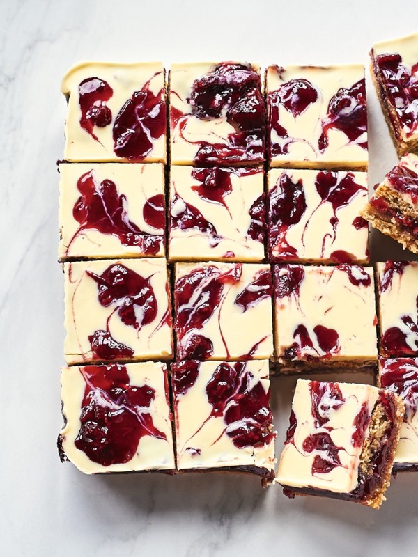 Cherry Bakewell Flapjacks