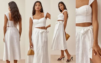 Clyde Linen Two Piece, £285 | Reformation