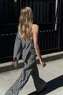 Striped Palazzo Trousers from Zara