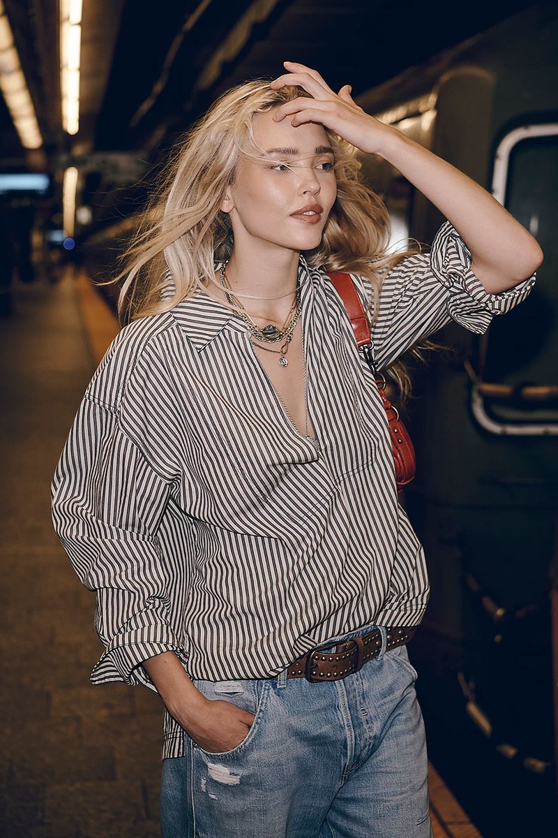 August Striped Pullover from We The Free