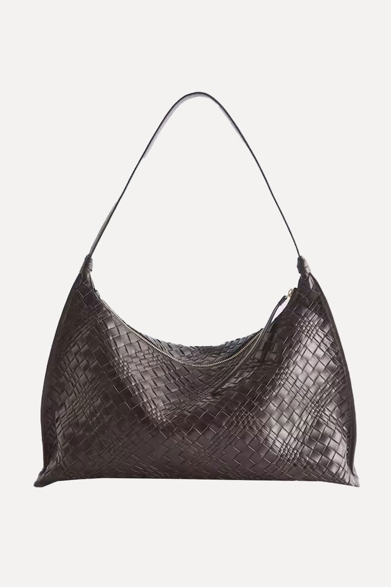  Interwoven Leather Tote Bag from & Other Stories