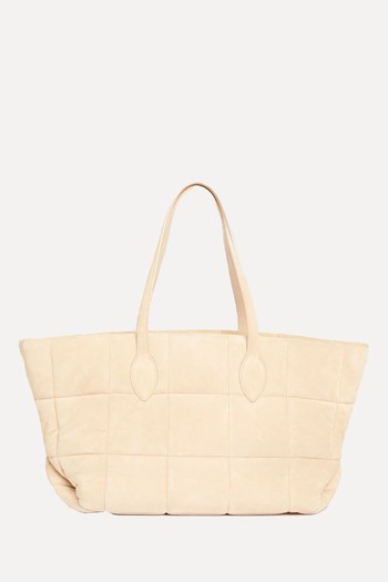 Suede Preowned Florence Quilted Tote Bag from Khaite