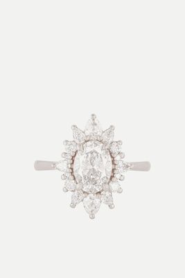 Queen of Hope Lab-Diamond Engagement Ring