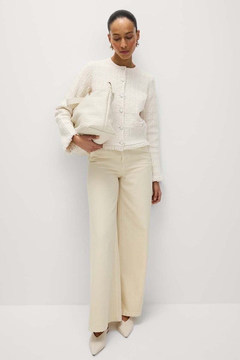 Cotton-Rich-Knitted-Crew-Neck-Fringe-Cardigan