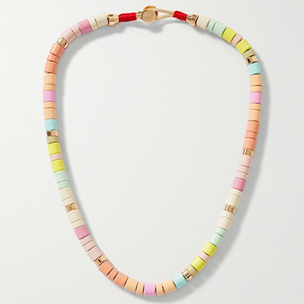 Soft Serve Enamel & Gold-Tone Necklace