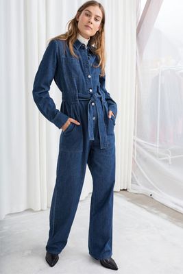 Denim Overall Jumpsuit from & Other Stories
