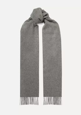 Fringed Cashmere Scarf from Johnstons Of Elgin