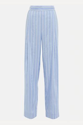 Striped High-Rise Wide-Leg Pants from Vince