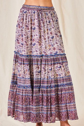 Rosa Print Maxi Skirt from Mabe