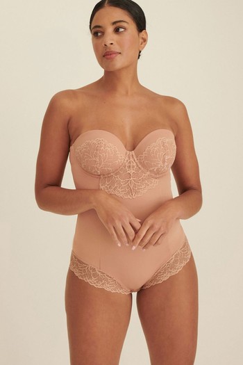 Firm Tummy Control Cupped Lace Body from Next