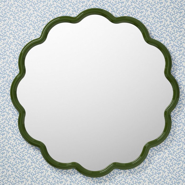 Flora Large Green Mirror from Balineum