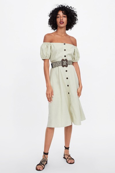 Braided Belt Dress from Zara