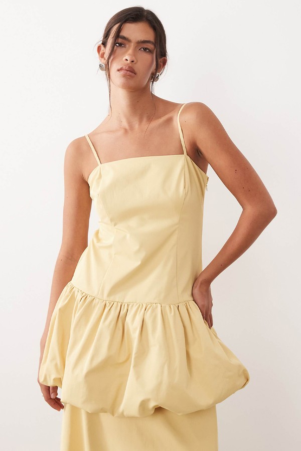 Co-Ord Longline Cami Top With Puffball from ARRANGE