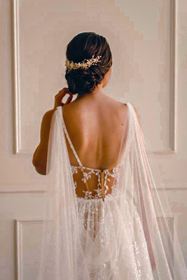 Detachable Wedding Tulle Wings from VeloBianco