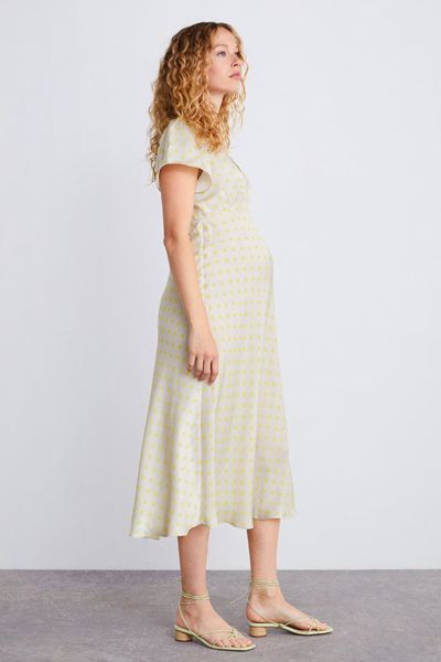 Polka Dot Satin Dress from Zara