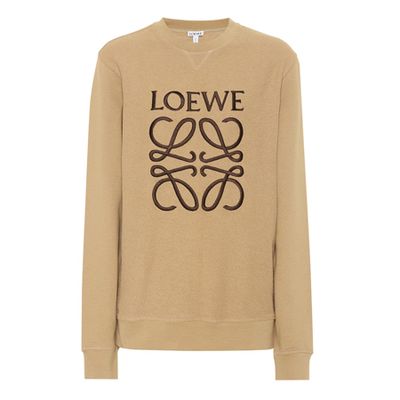 Embroidered Cotton Sweatshirt from Loewe