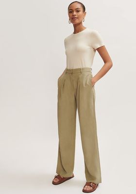 Relaxed Pleat Front Trouser from Jigsaw