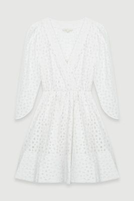 White Lace Dress from Maje