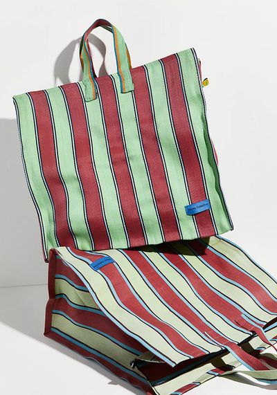 Medium Eternity Striped Tote