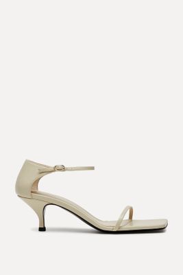 The Strappy 55 Leather Sandals from Totême