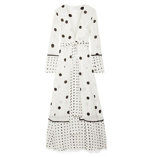 Crepe De Chine Robe from We Are Leone
