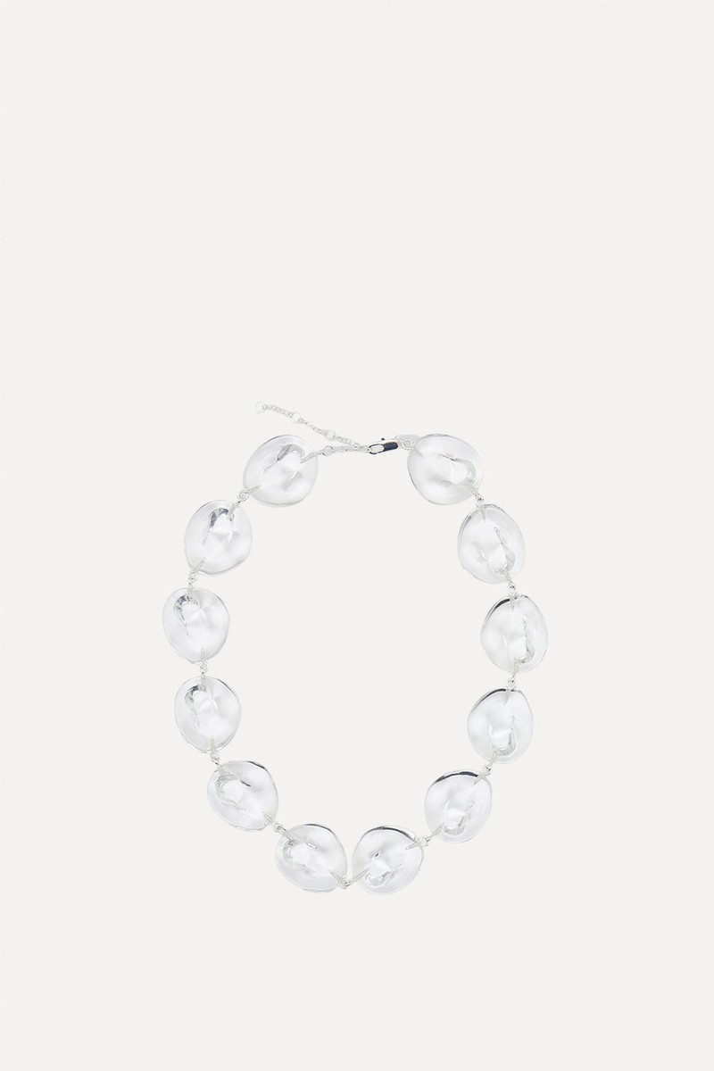 Necklace With Glass Pieces