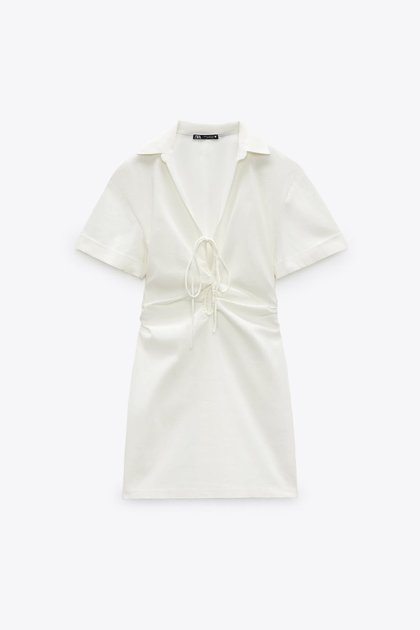 Stretchy Linen Blend Dress from Zara