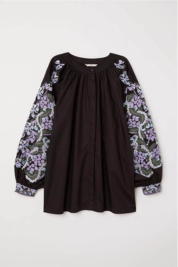 Blouse With Embroidery from H&M