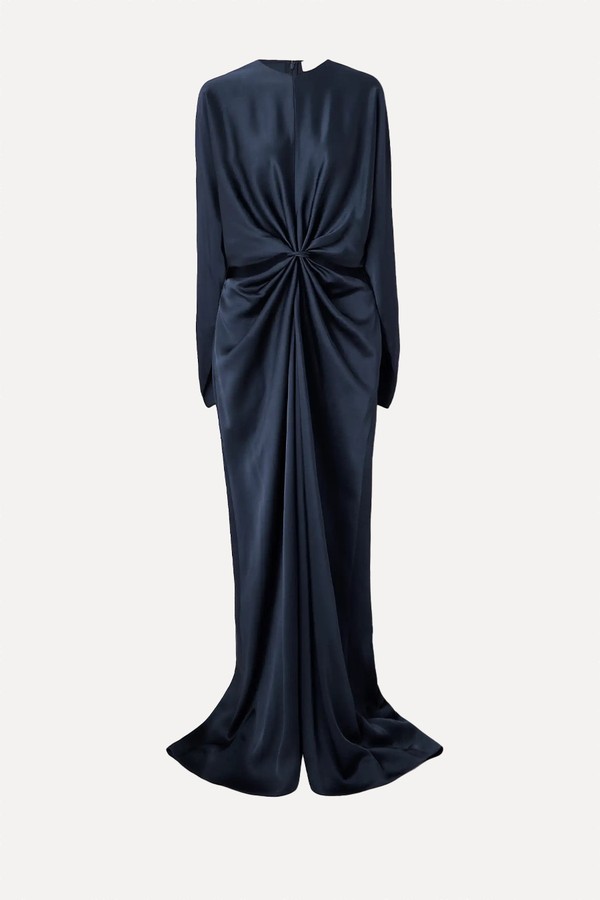 Twist-Front Cutout Satin Gown from Stella McCartney