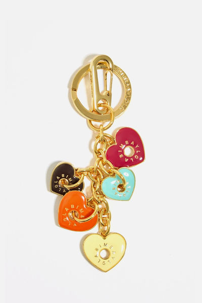 Golden Hearts Keyring from Bimba Y Lola