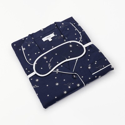 Mon Etoile Cotton Pyjama Set With Eye Mask from John Lewis & Partners