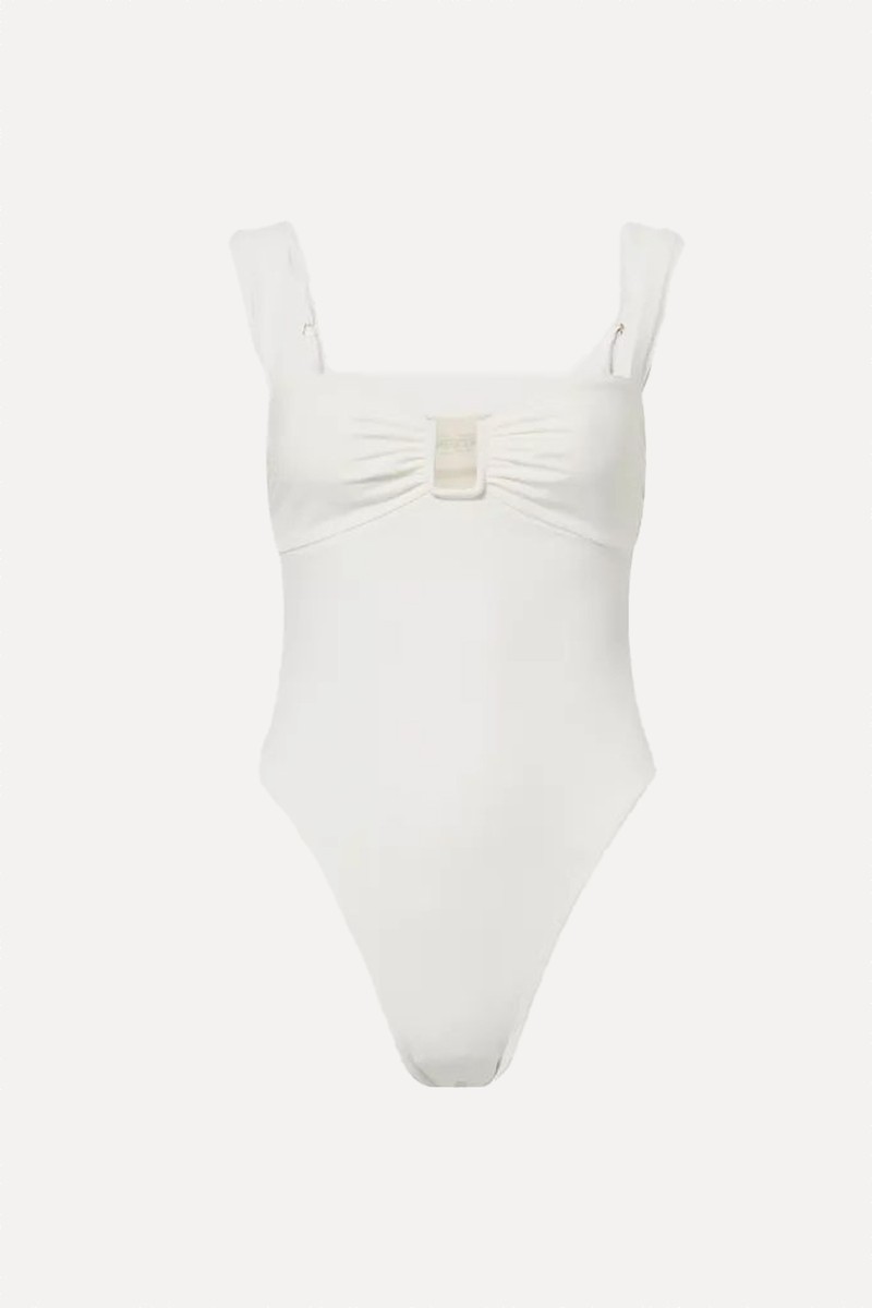 Cannes Balconette High-Leg Swimsuit from Away That Day