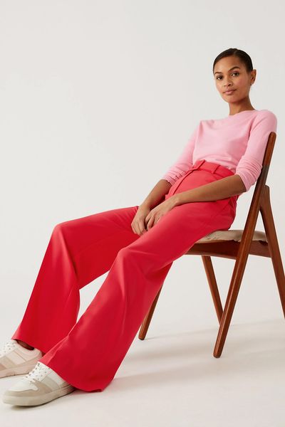 Belted Wide Leg Trousers, £45 | Marks & Spencer