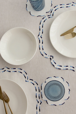 Lawrence Set Of 2 Embroidered Placemats,  £21 (was £27) | Sazy 