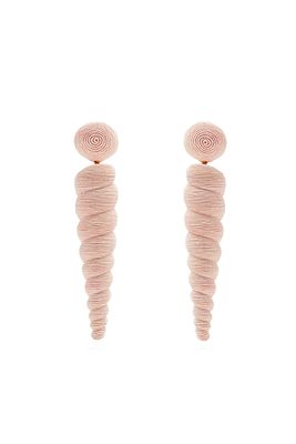 Twisty Large Drop Earrings from Rebecca De Ravenel
